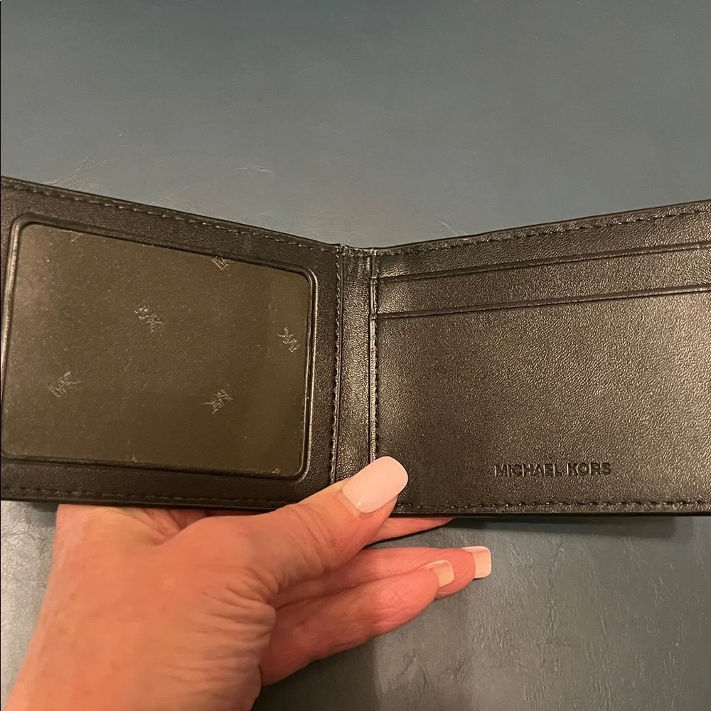 MICHAEL KORS MENS SMALL ID & CARD CASE COLOR BLK